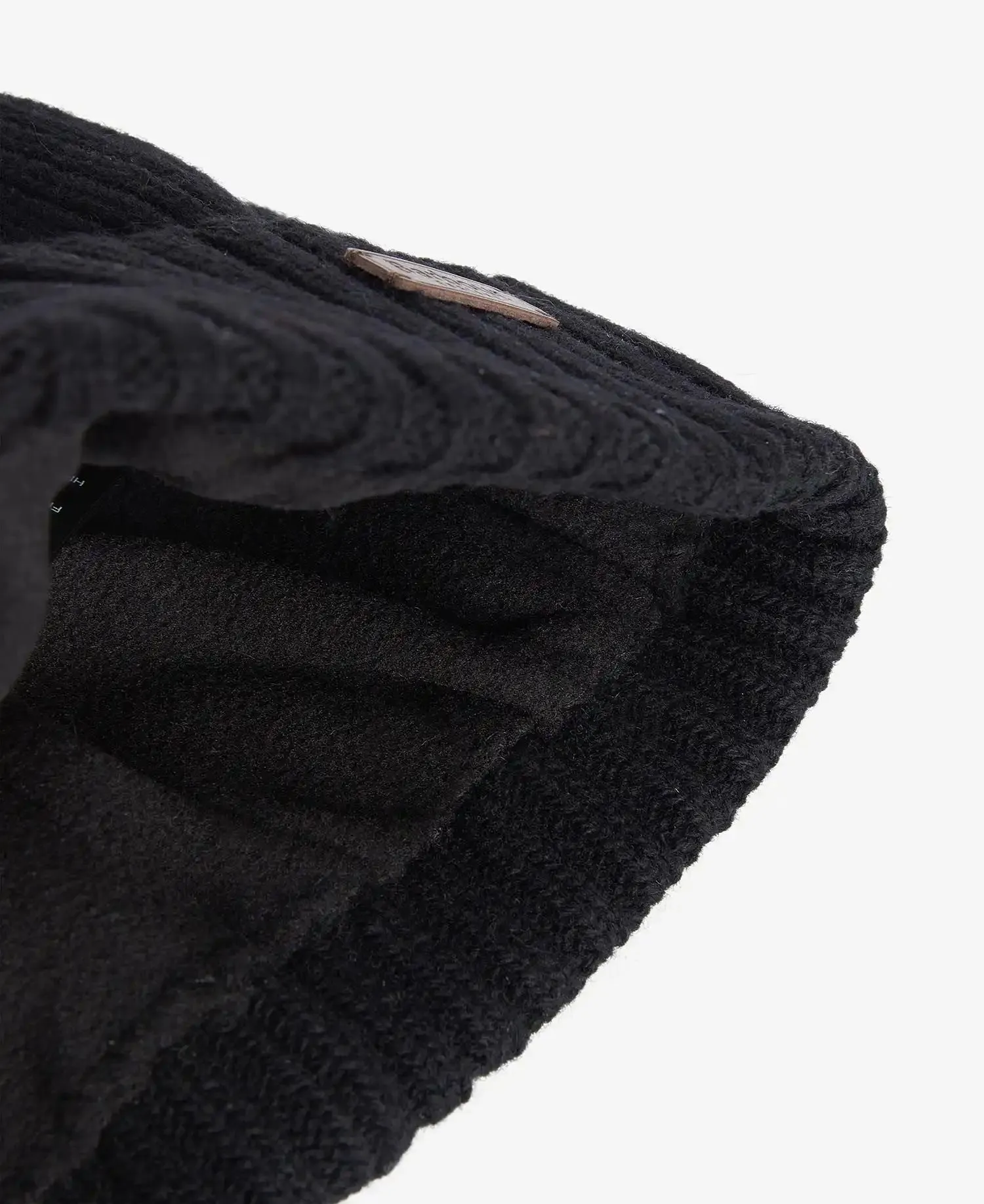 Barbour Mens Carlton Beanie Hat Black