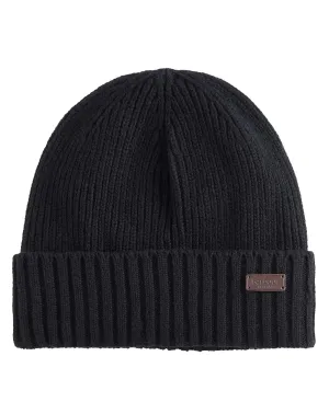 Barbour Mens Carlton Beanie Hat Black