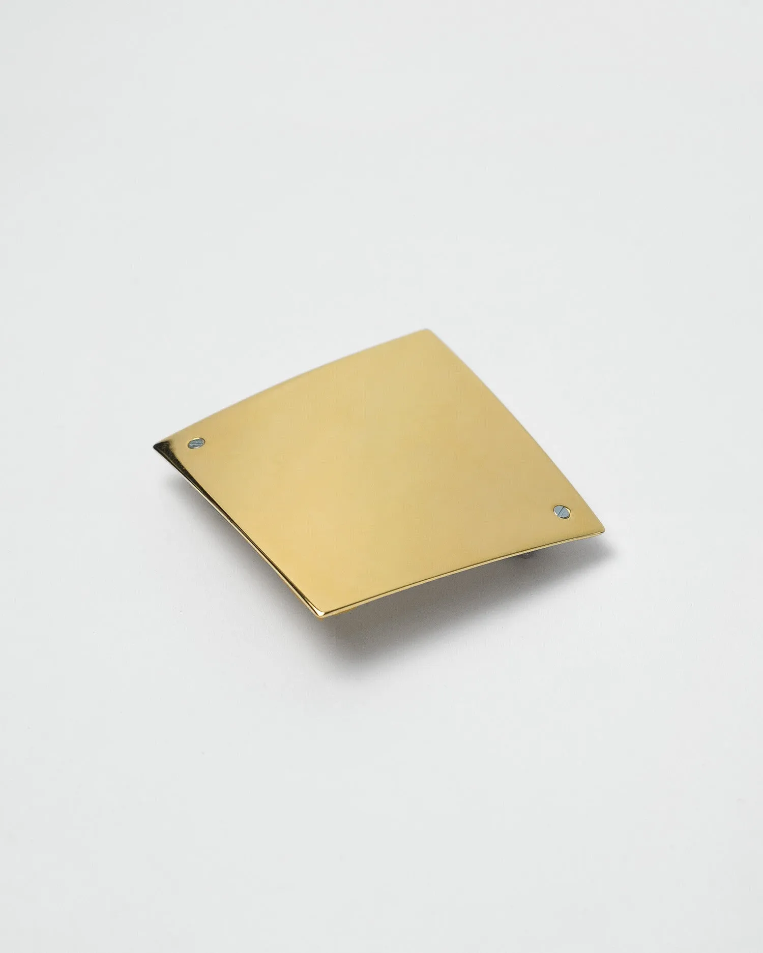 Barrette lozenge 084 in matte gold