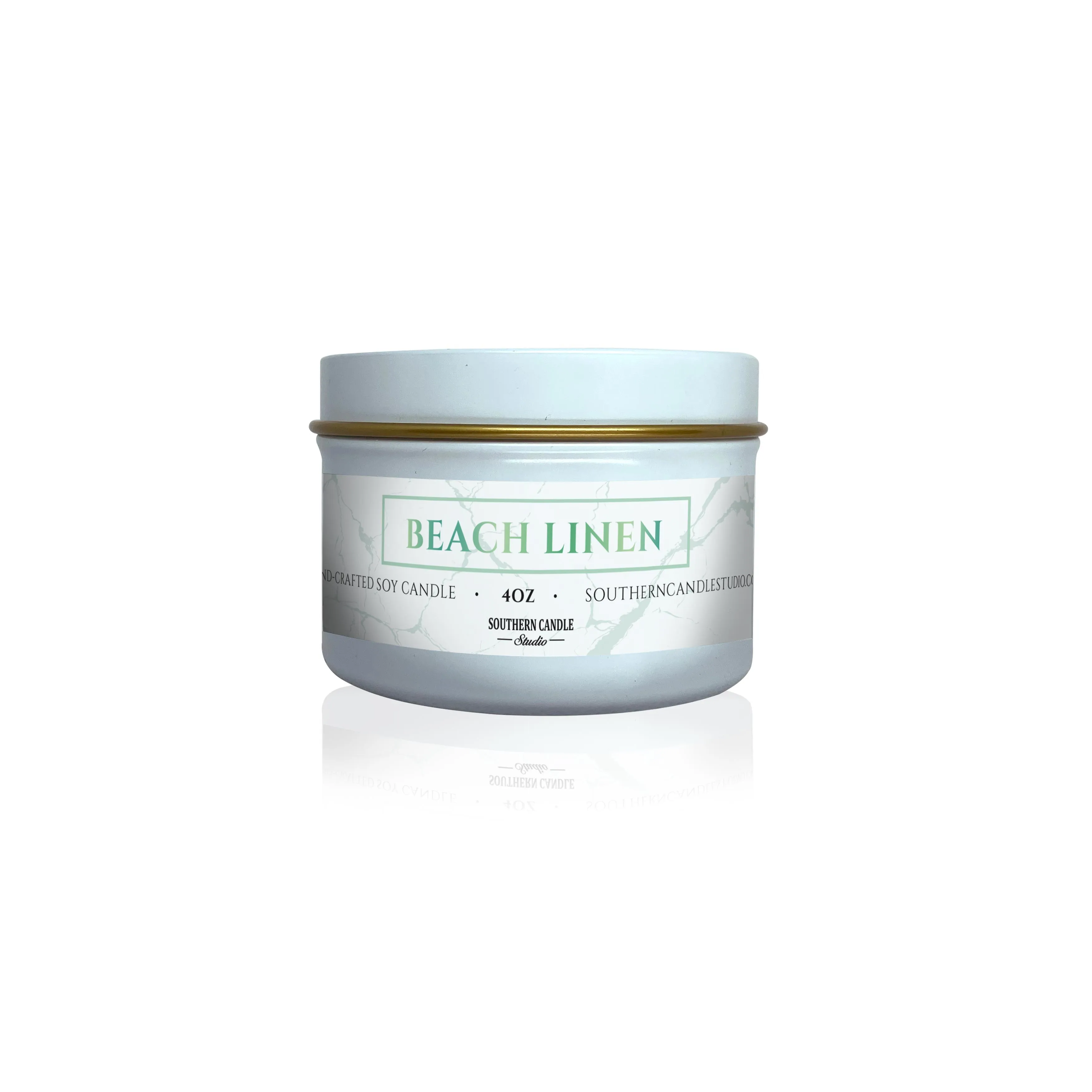 Beach Linen Soy Wax Candle 4 oz.