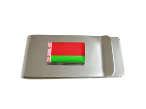 Belarus Flag Pendant Money Clip