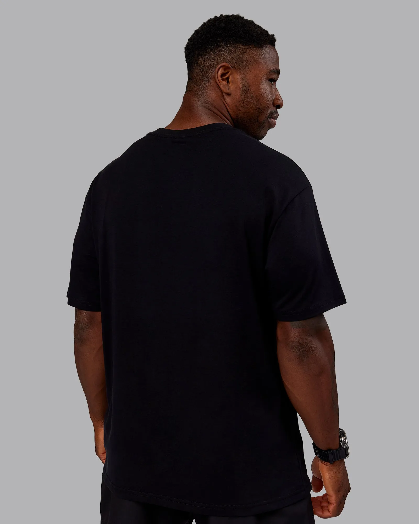 Better Every Day FLXCotton Tee Oversize - Black-Blue Atoll