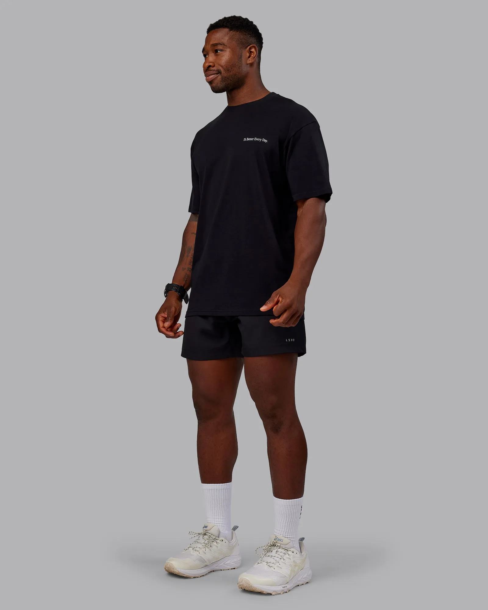 Better Every Day FLXCotton Tee Oversize - Black-White