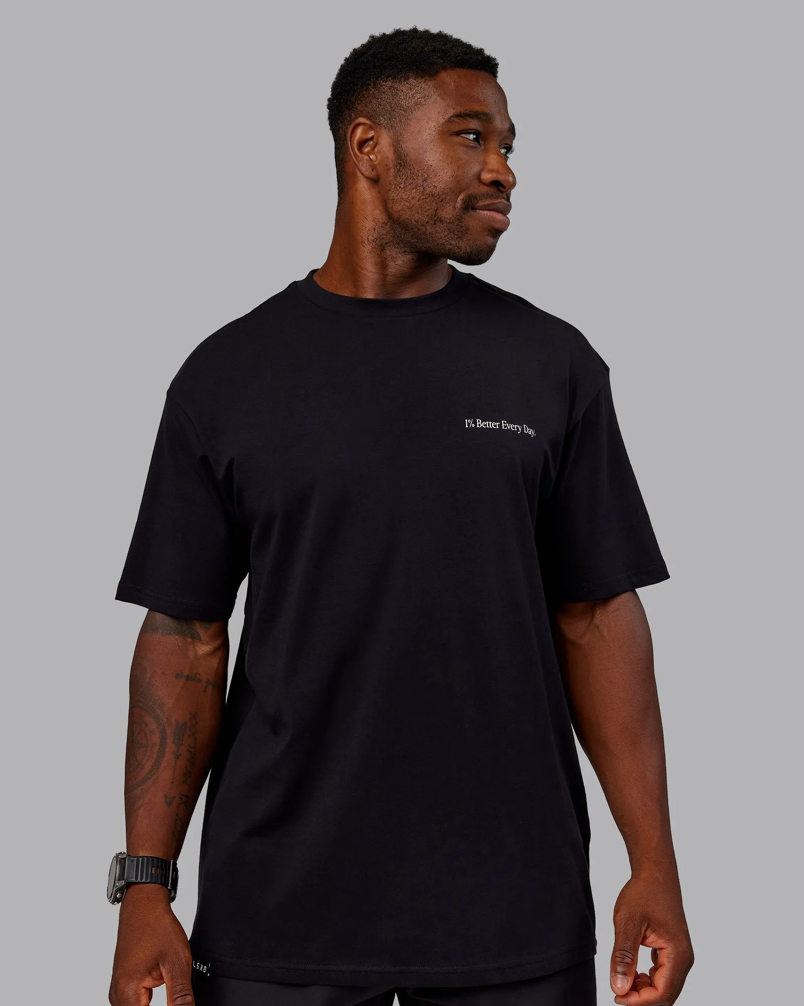 Better Every Day FLXCotton Tee Oversize - Black-White