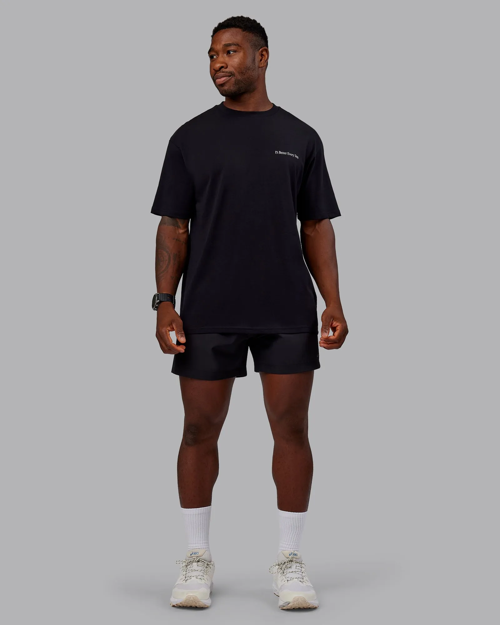 Better Every Day FLXCotton Tee Oversize - Black-White