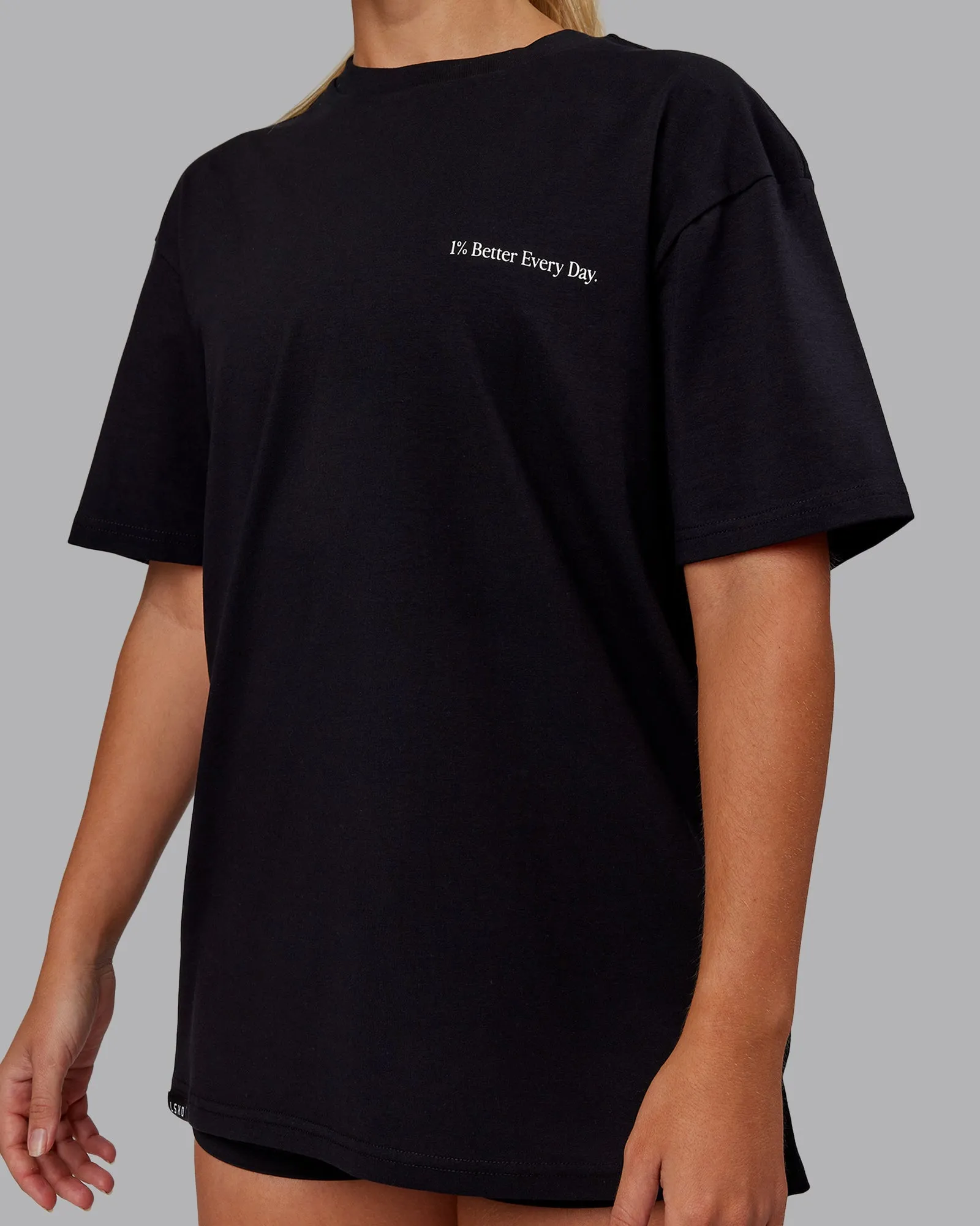 Better Every Day FLXCotton Tee Oversize - Black-White