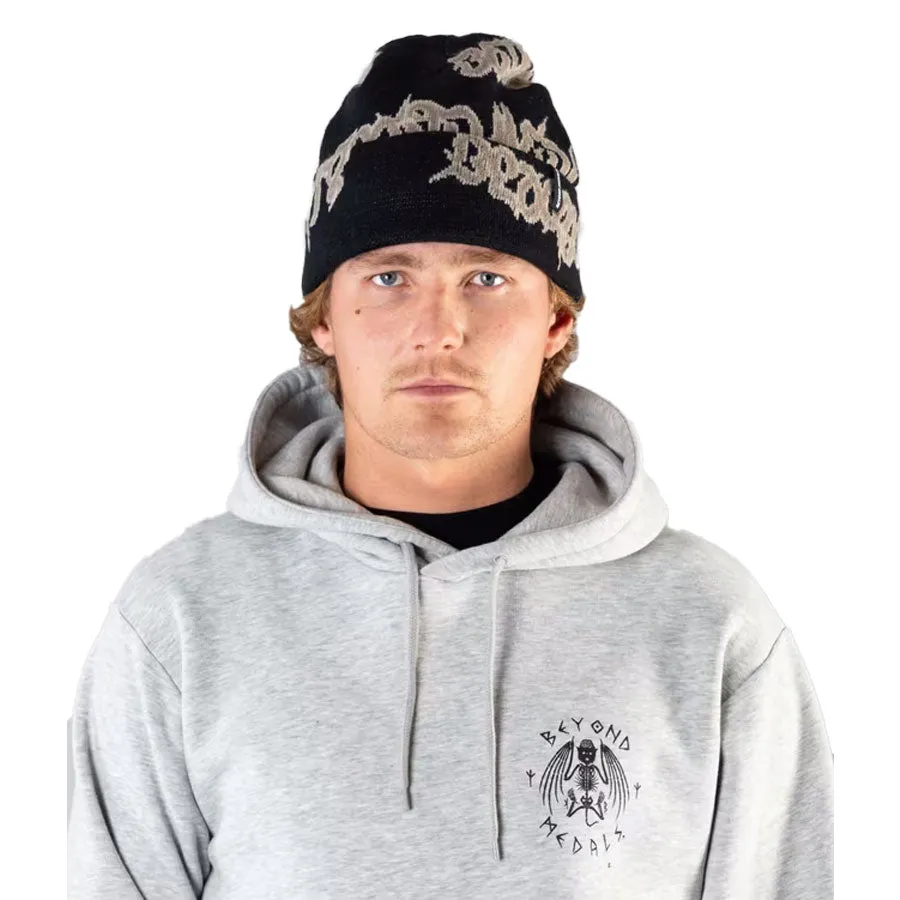 Beyond Medals 90's Spike Beanie Black 2025