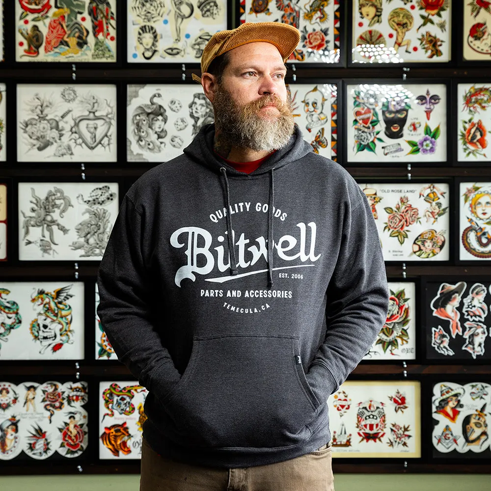 BILTWELL PULLOVER HOODIE [QUALITY GOODS GREY]