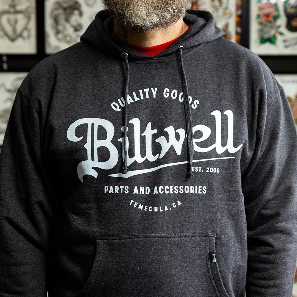 BILTWELL PULLOVER HOODIE [QUALITY GOODS GREY]