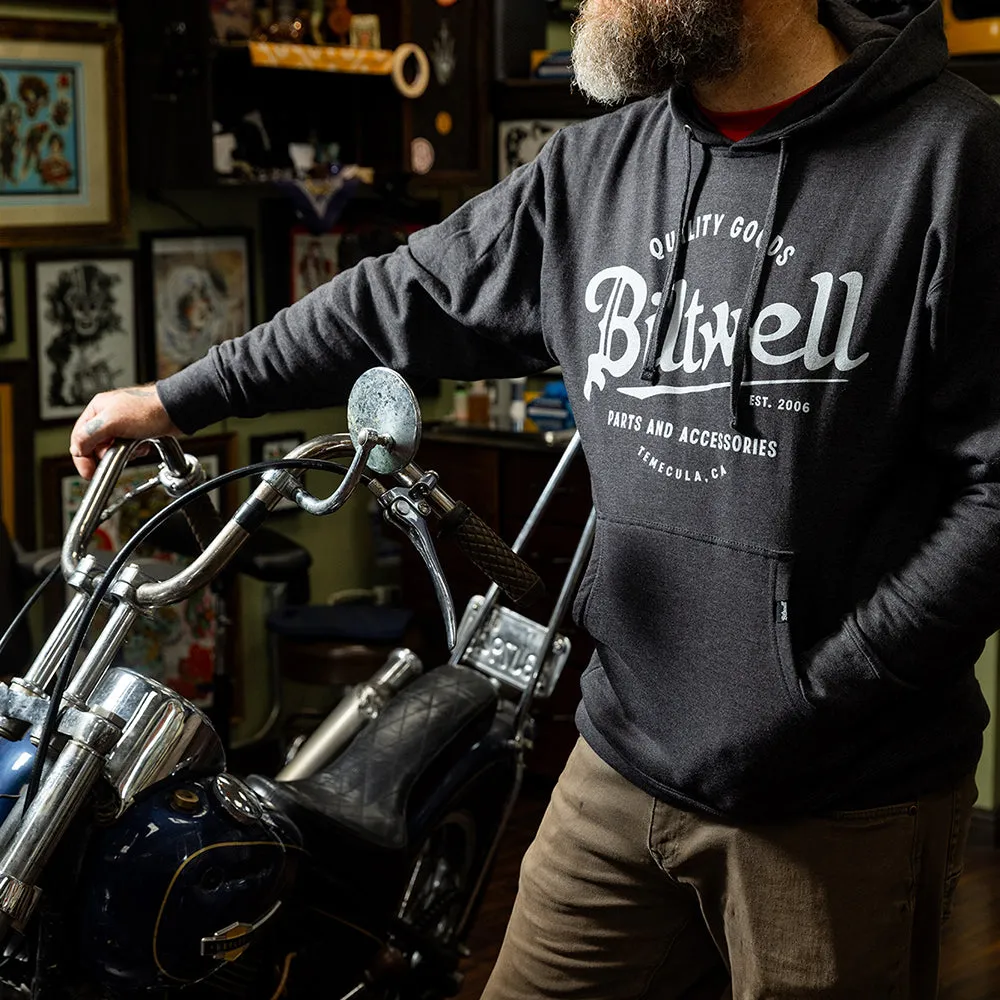 BILTWELL PULLOVER HOODIE [QUALITY GOODS GREY]