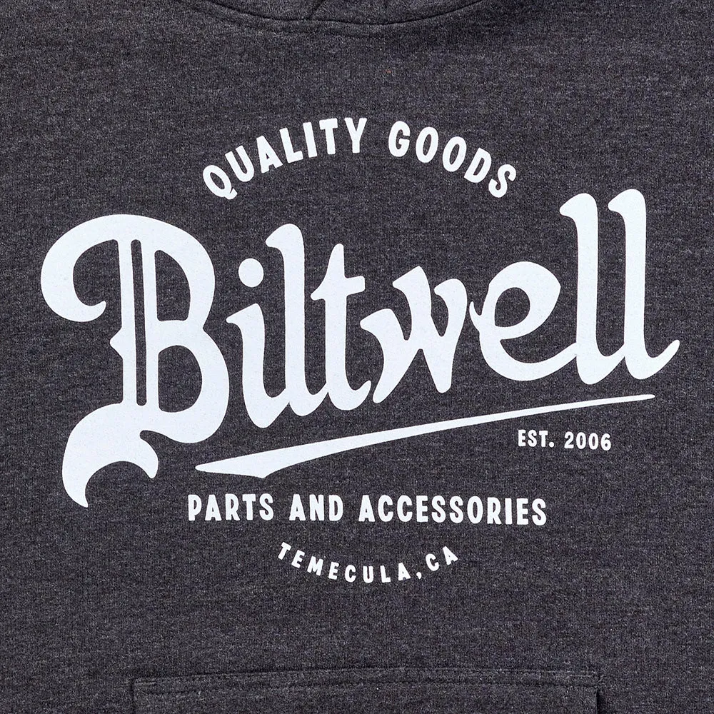 BILTWELL PULLOVER HOODIE [QUALITY GOODS GREY]
