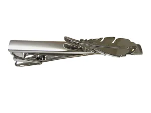 Bird Feather Square Tie Clip