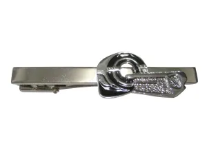 Black and Silver Toned Medical MRI Magnetic Resonance Imaging Machine Radiologist Tie Clip