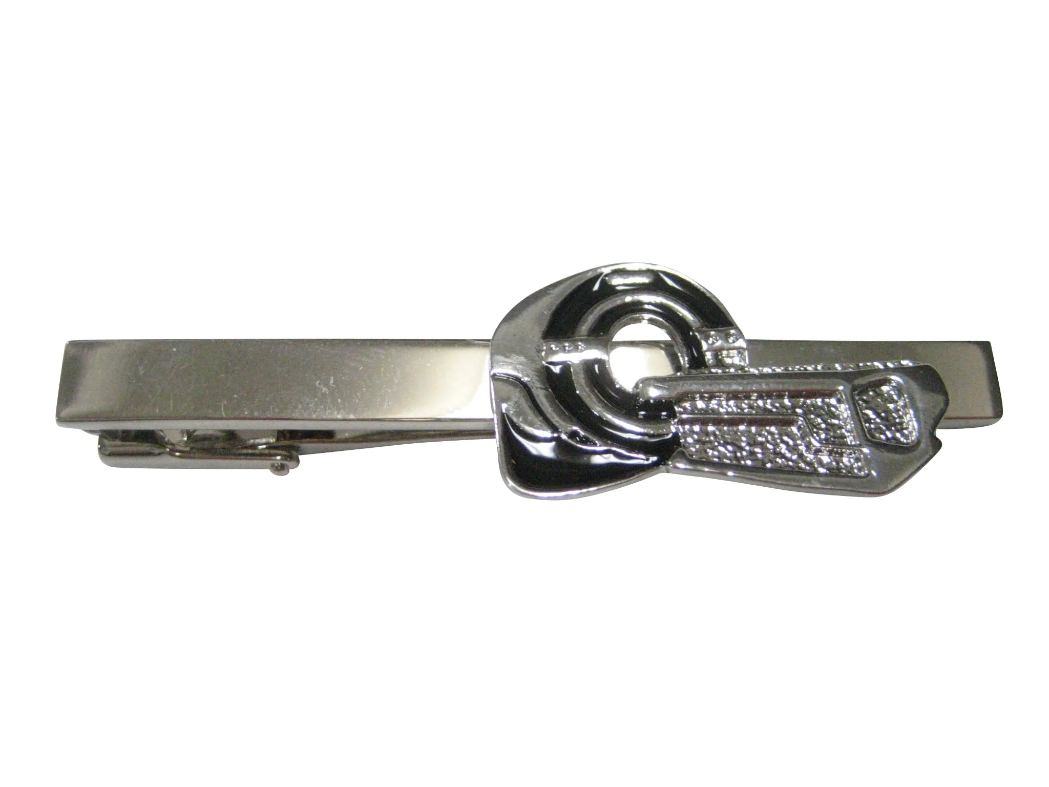 Black and Silver Toned Medical MRI Magnetic Resonance Imaging Machine Radiologist Tie Clip