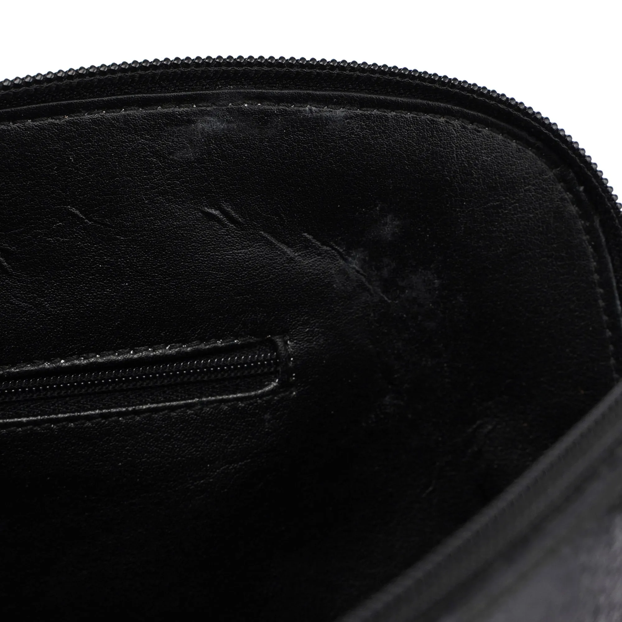 Black Leather Bamboo 2-Way Tote