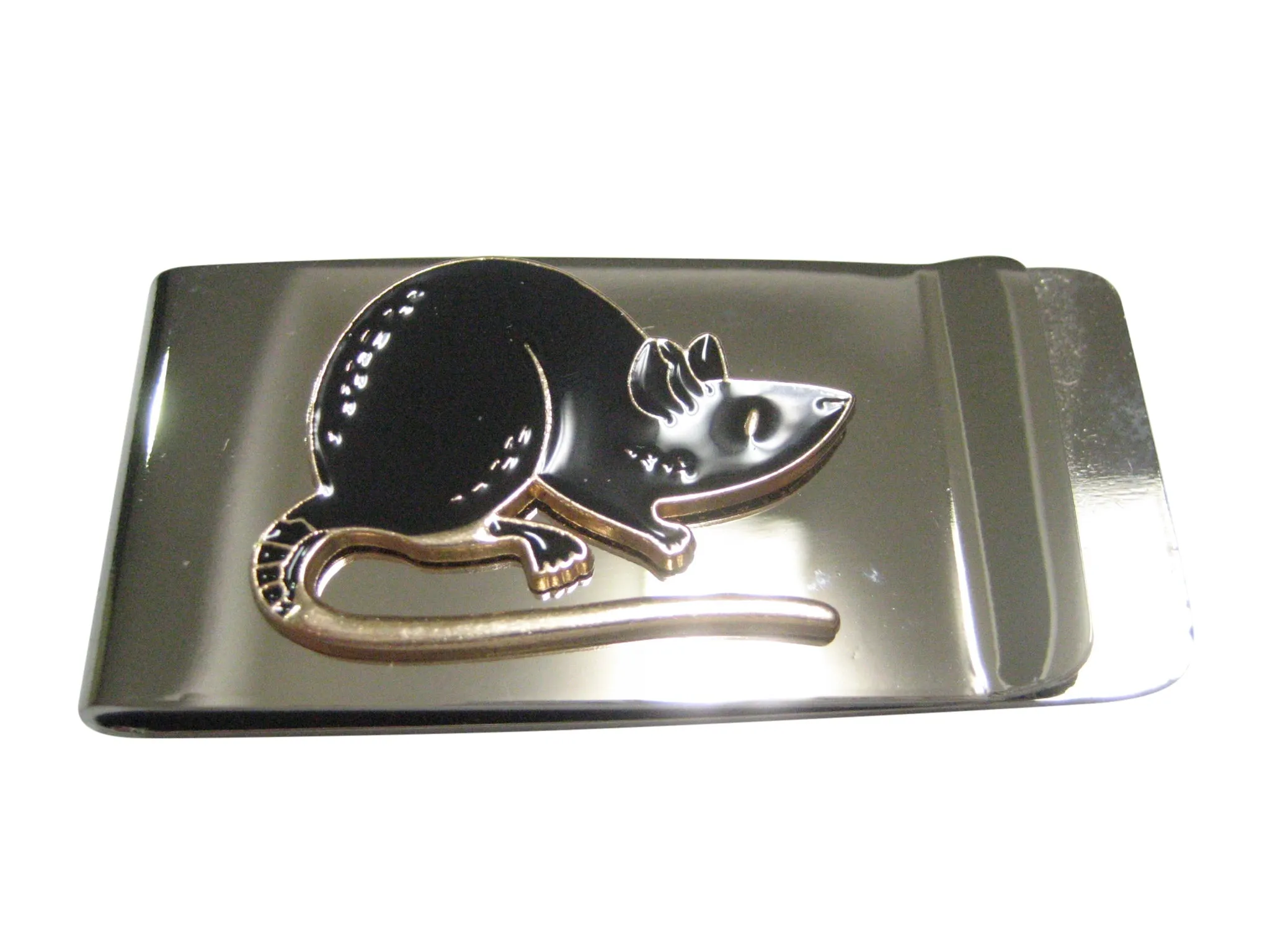 Black Toned Rat Money Clip