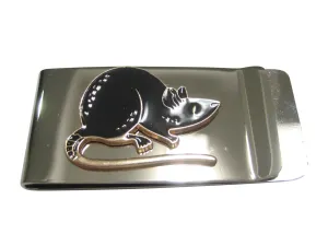 Black Toned Rat Money Clip