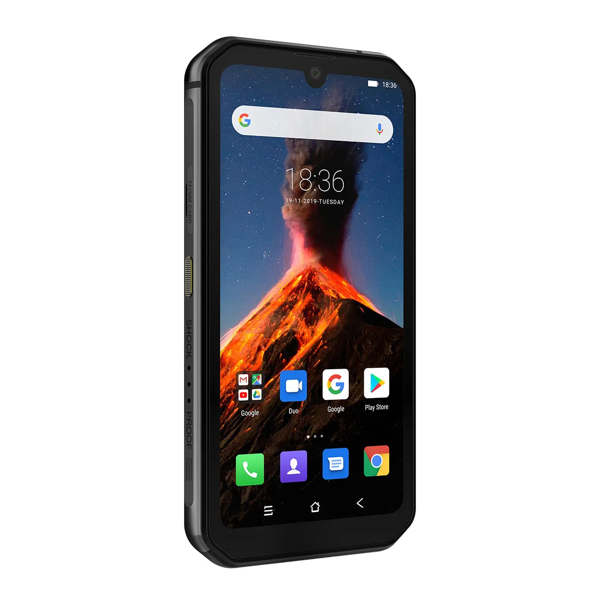 Blackview BV9900 Helio P90 Octa Core 8 256GB IP68 Rugged Mobile Phone Android 9.0 48MP Quad Rear Camera NFC Smartphone Global 4G black_European regulations