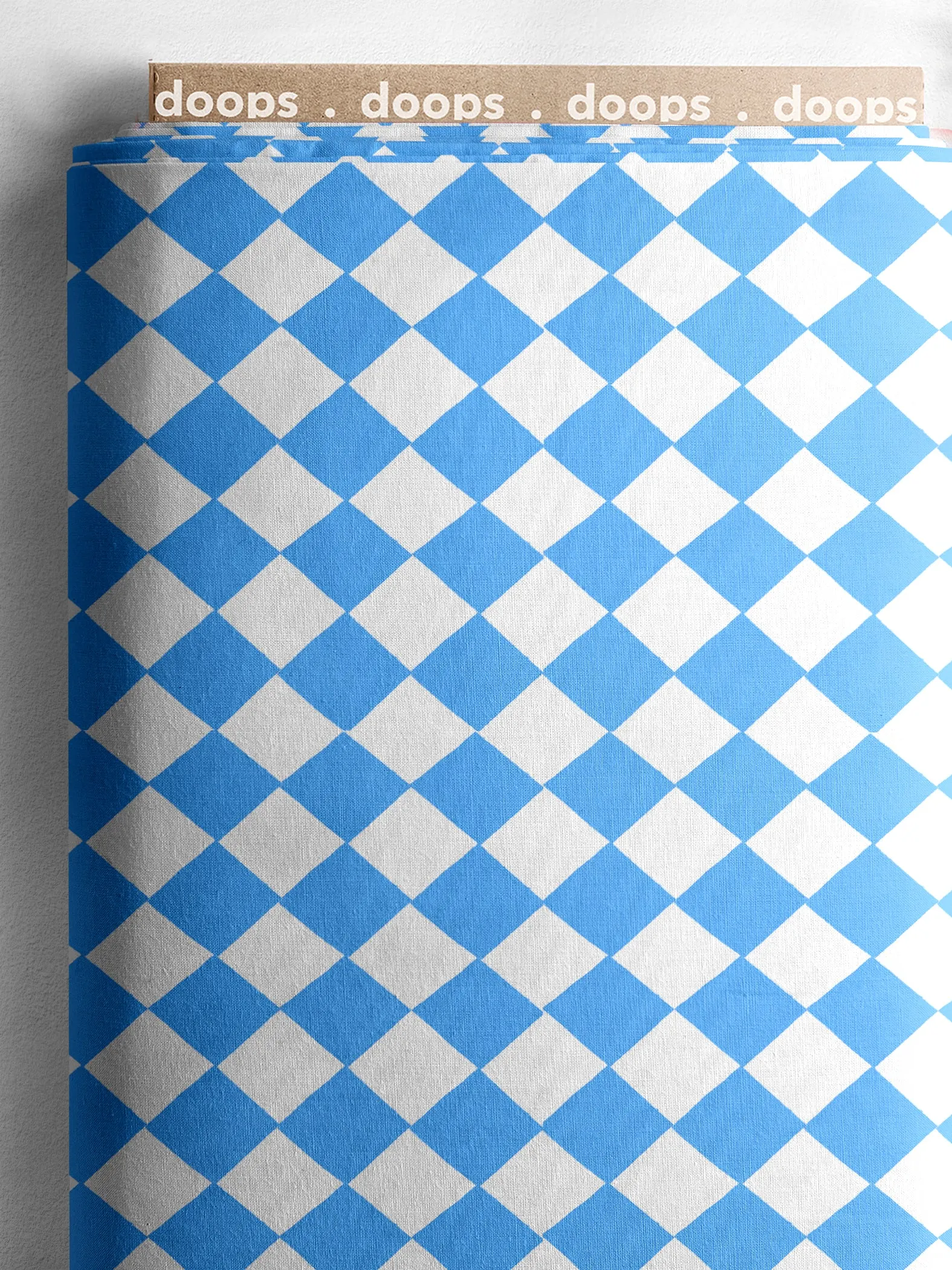 Blue Diamond organic cotton linen