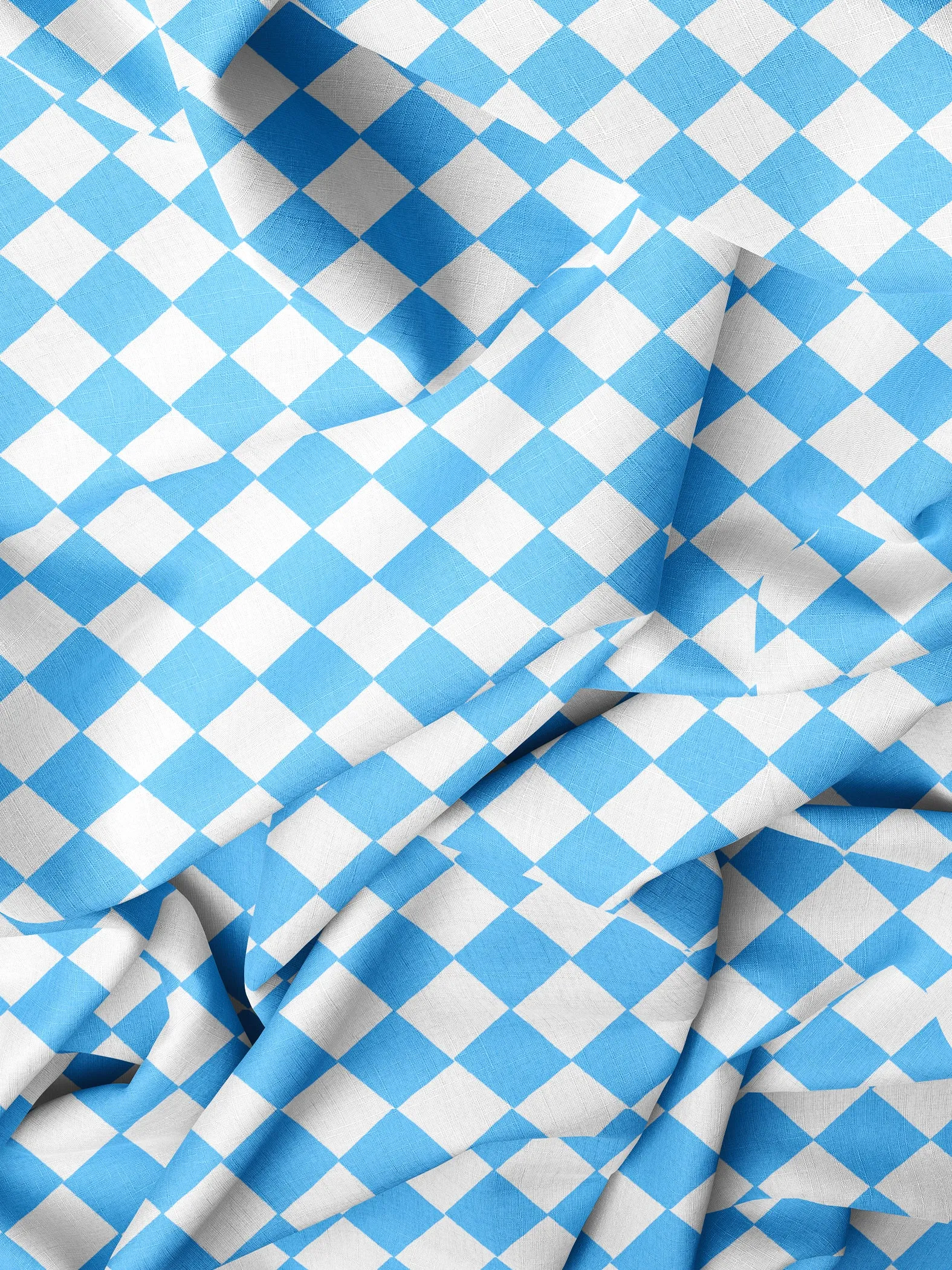 Blue Diamond organic cotton linen