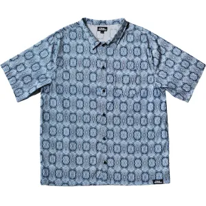 Blue Flowers Baglari Shirt Blue