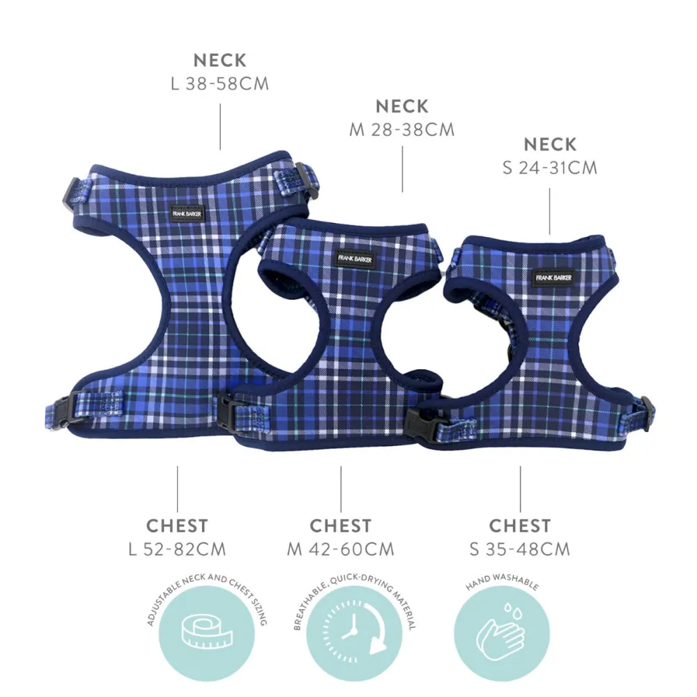 Blue Plaid Harness
