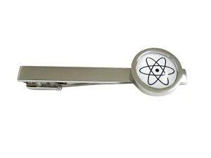 Bordered Atom Pendant Tie Clip