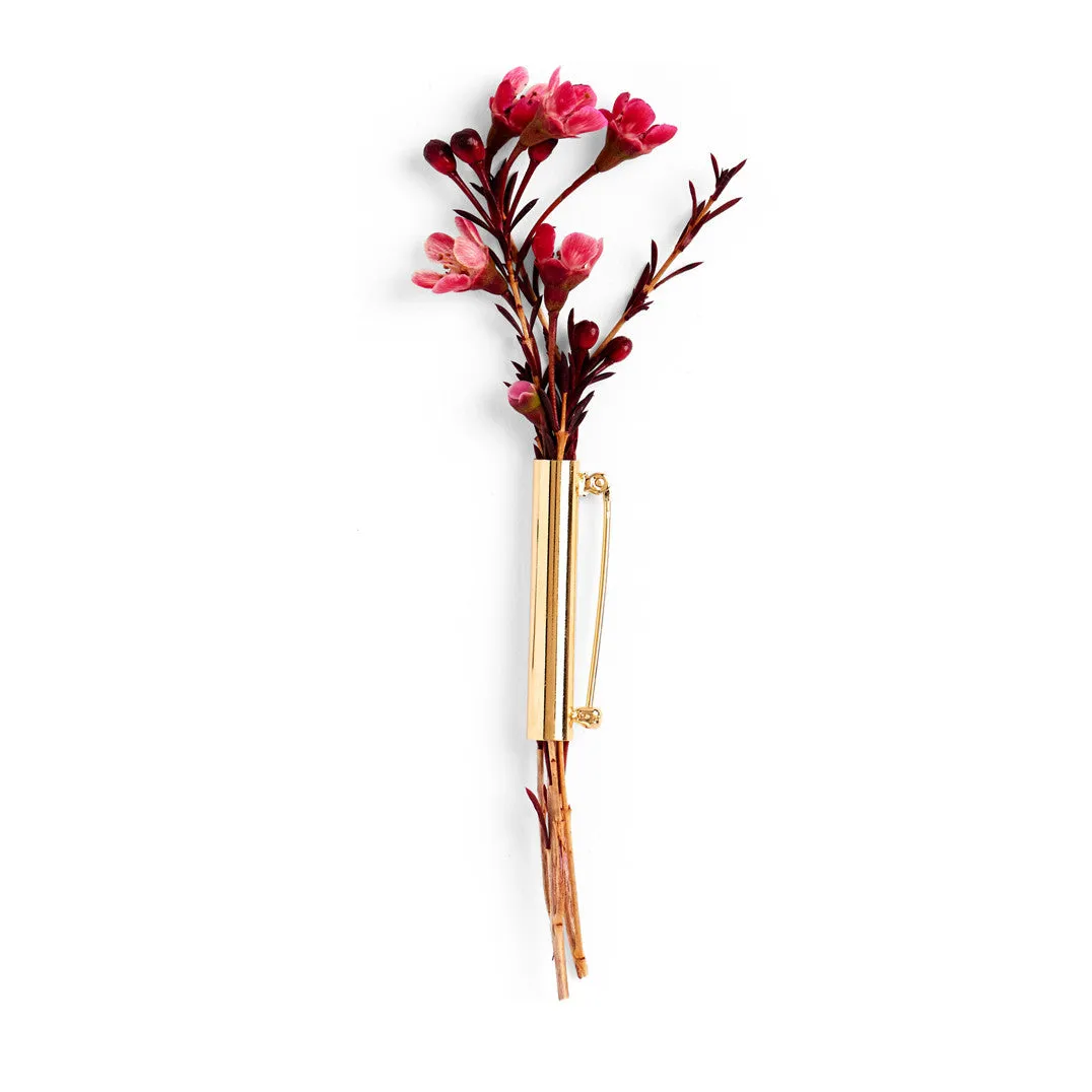 Botanical Brooch- Gold Composition 3