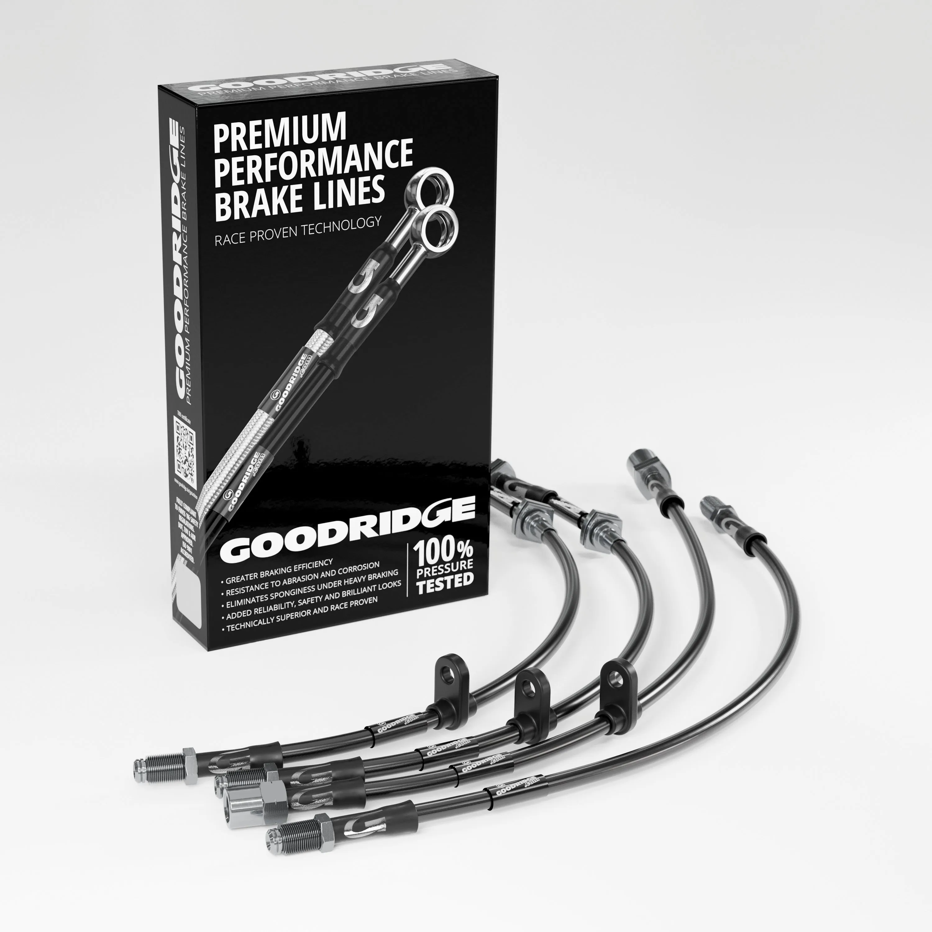 BRAKE HOSE KIT FOR BMW 6 SERIES CONVERTIBLE F12 640 D XDRIVE 230KW/313HP 03.12-06.18