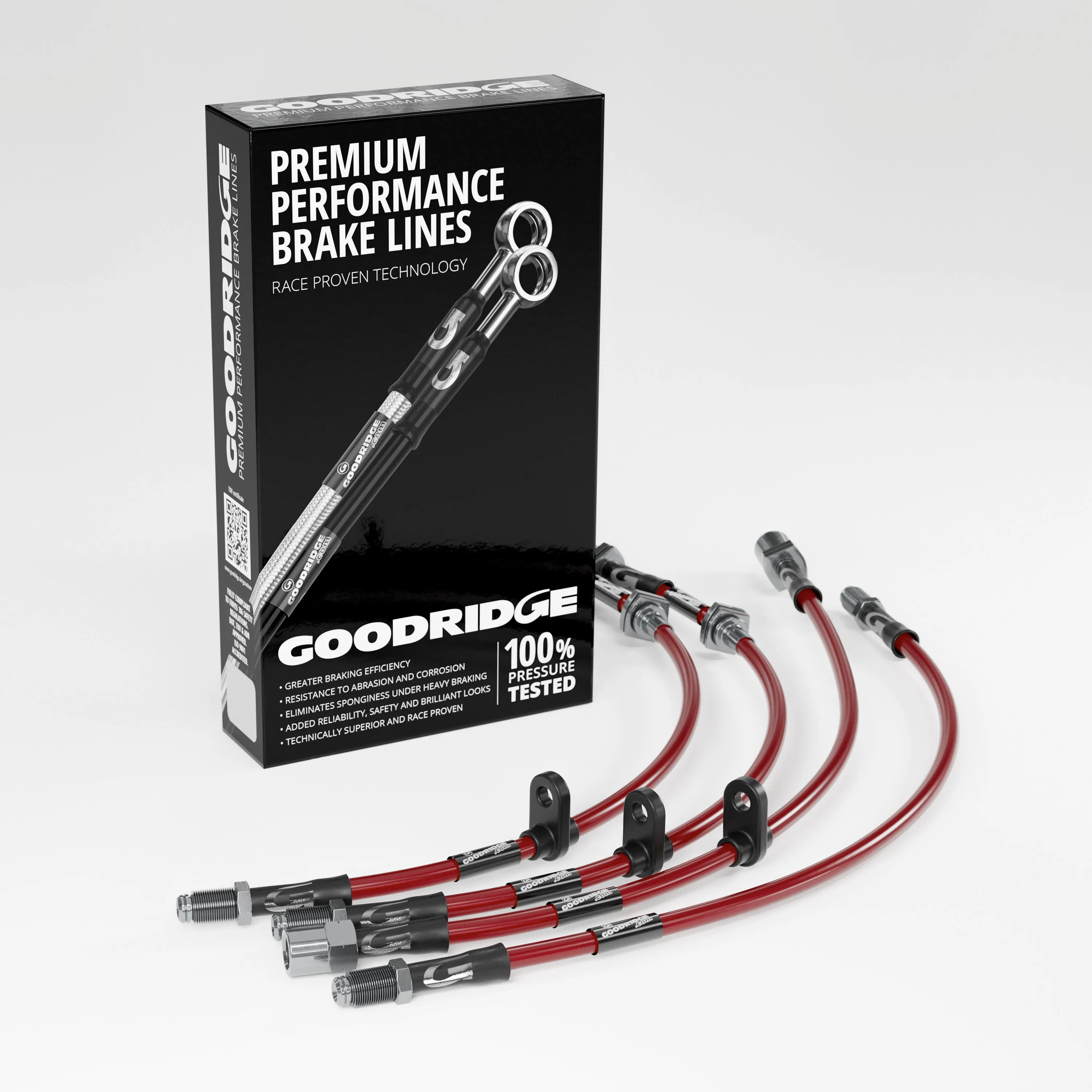 BRAKE HOSE KIT FOR BMW 6 SERIES CONVERTIBLE F12 640 D XDRIVE 230KW/313HP 03.12-06.18