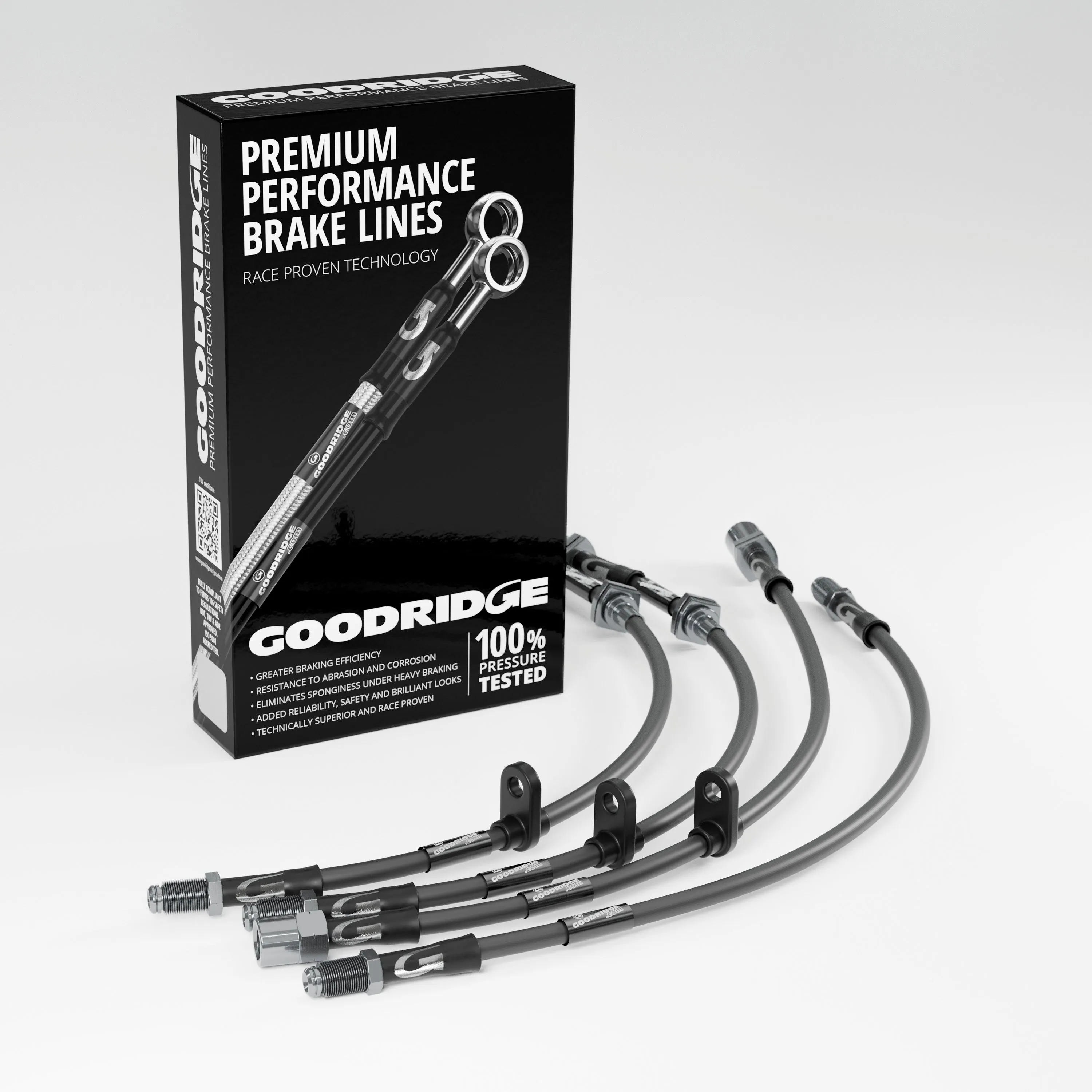 BRAKE HOSE KIT FOR BMW 6 SERIES CONVERTIBLE F12 640 D XDRIVE 230KW/313HP 03.12-06.18