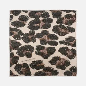 Brass Knuckles Leopard Pocket Square