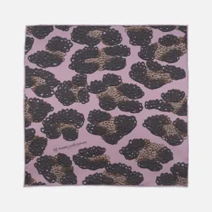 Brass Knuckles Leopard Pocket Square