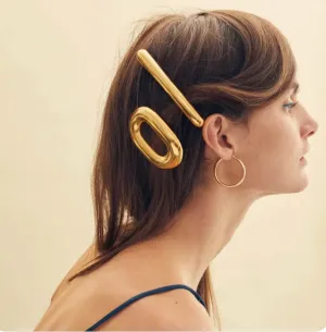 Brie Hair Clip - Gold