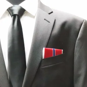 Bronze Star Pocket Square
