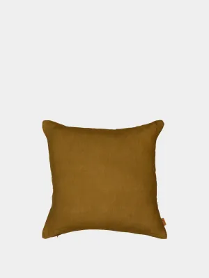 Brown Linen Cushion