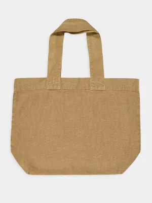 Brown Linen Escapade Bag