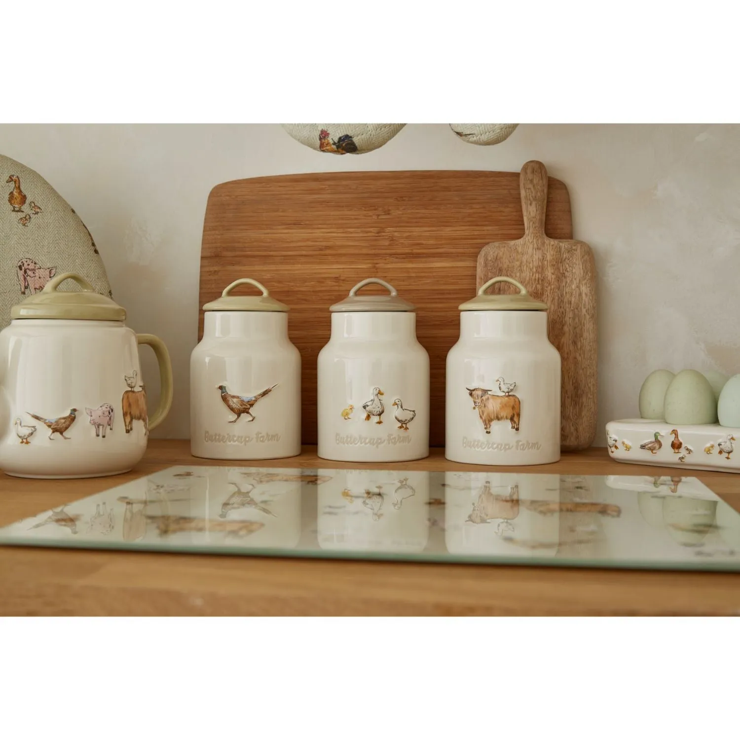 Buttercup Farm Ceramic Coffee Canister