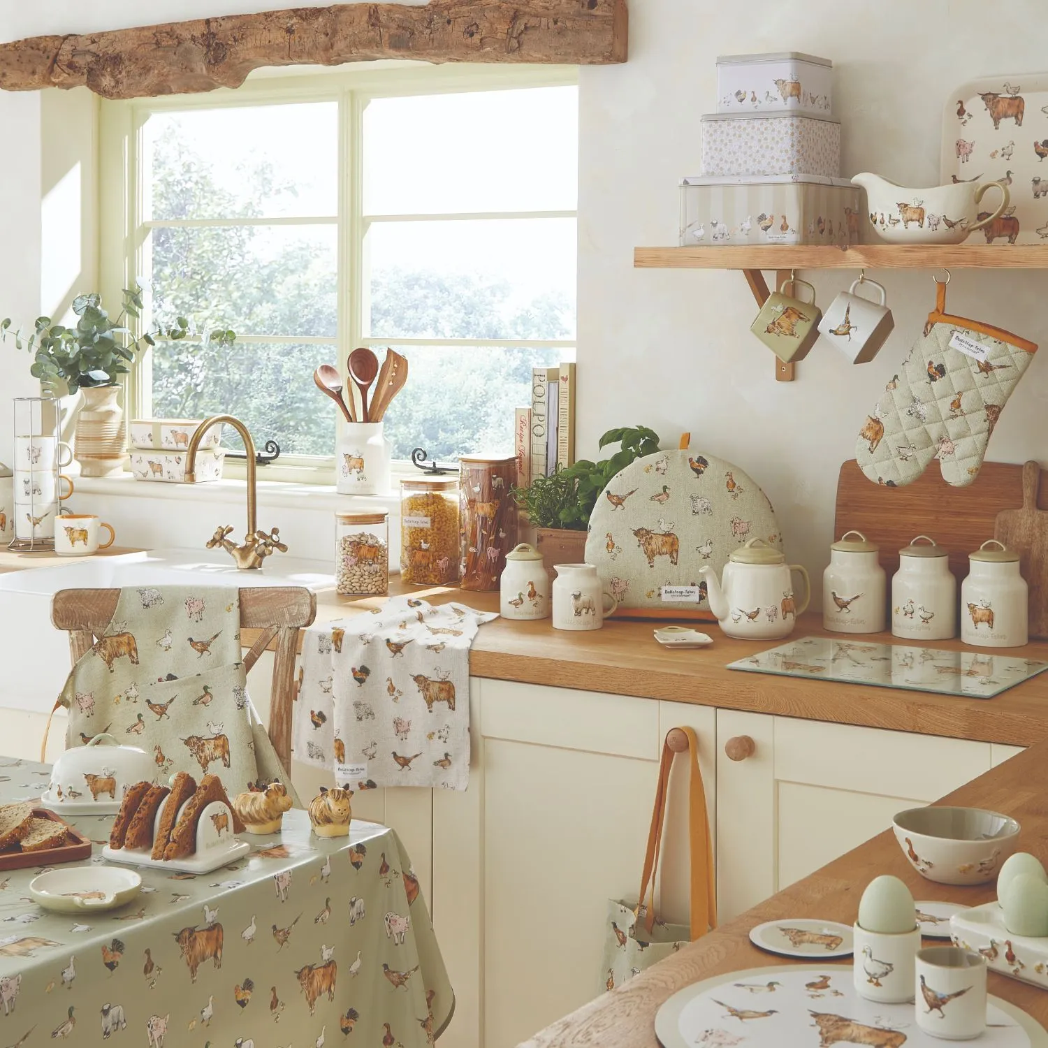 Buttercup Farm Ceramic Coffee Canister