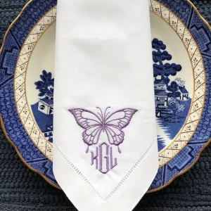 Butterfly Monogram Napkin