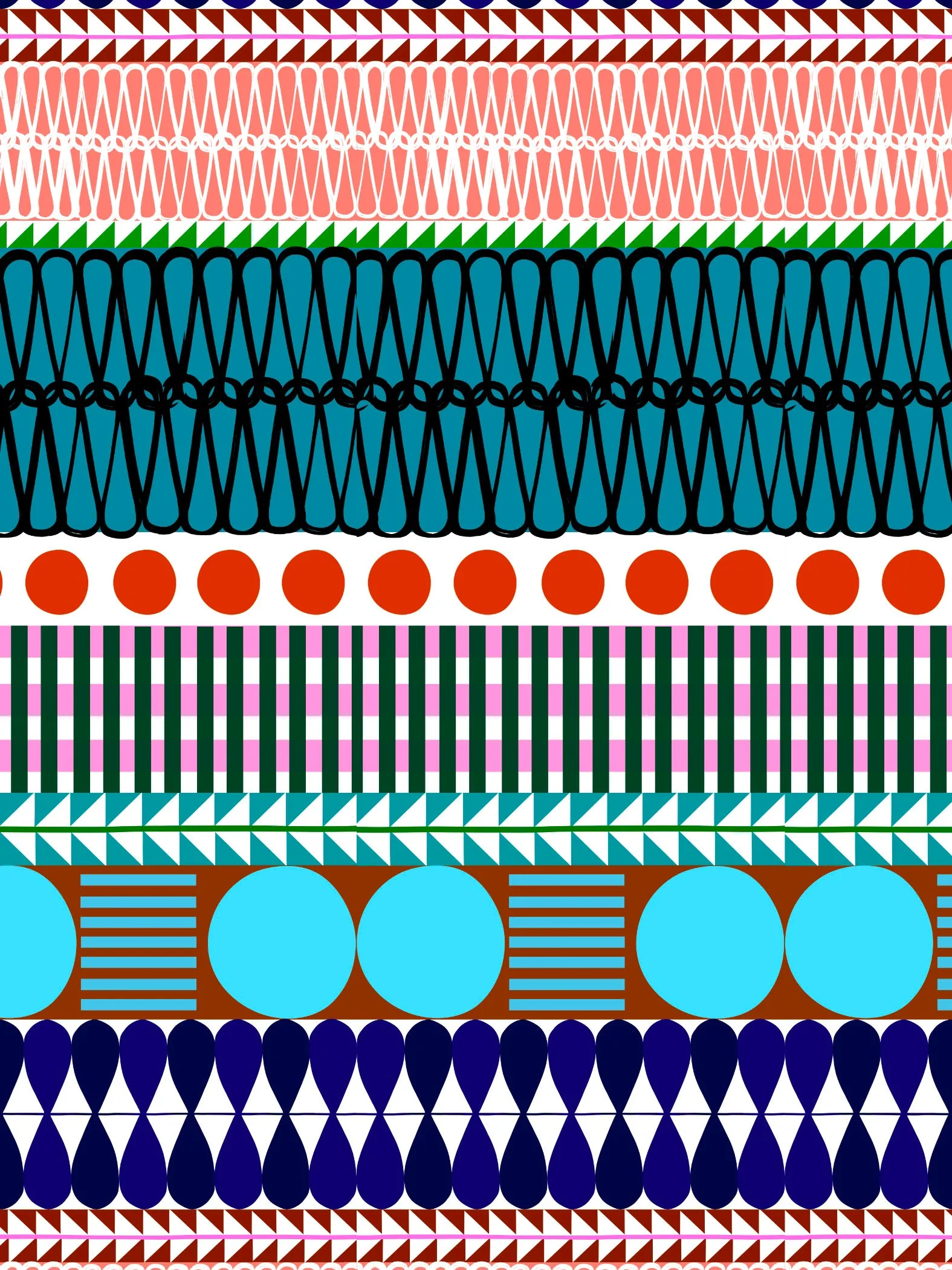 Cacti Weft cotton linen