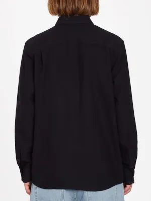 Caden Solid Shirt - Black