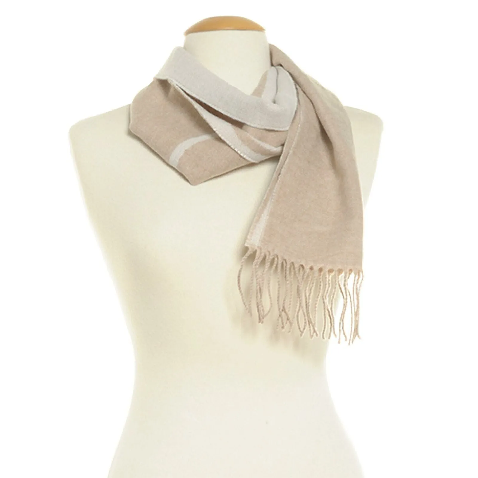 Calvin Klein Women's Colorblocked Logo Woven Rectangle Scarf