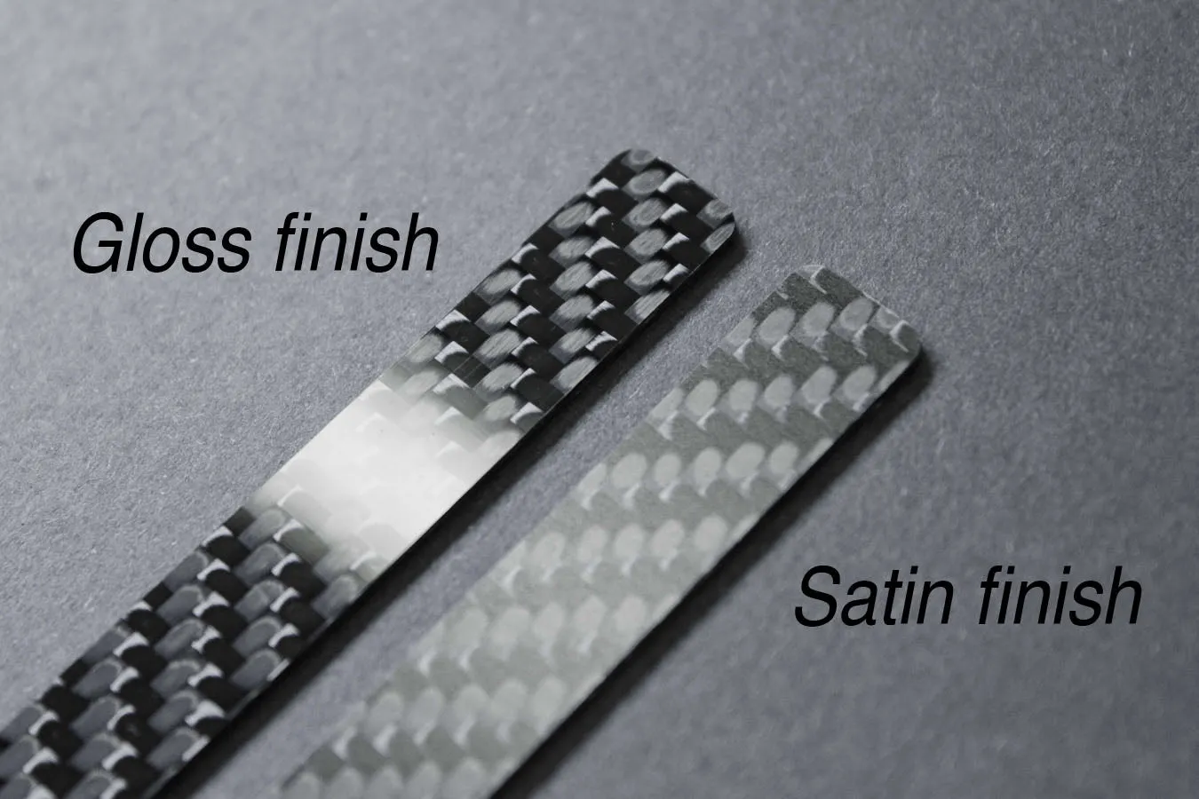 Carbon fiber tie clip