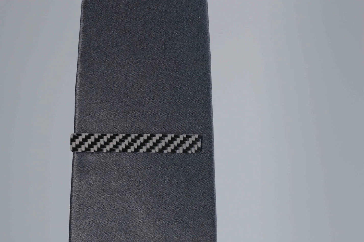 Carbon fiber tie clip