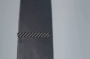 Carbon fiber tie clip