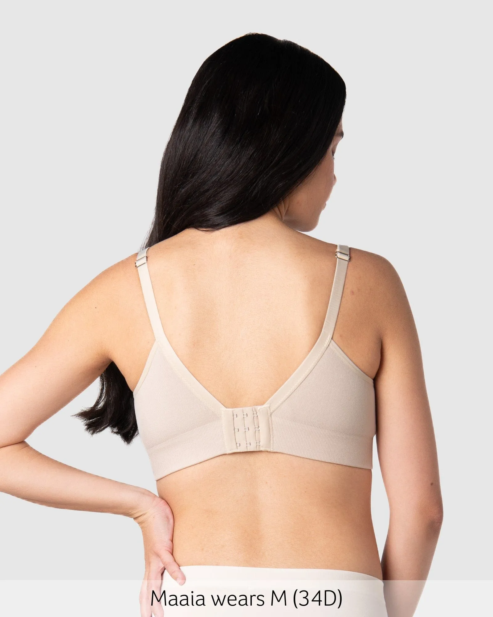 Caress Bamboo Nursing Bra - Oat