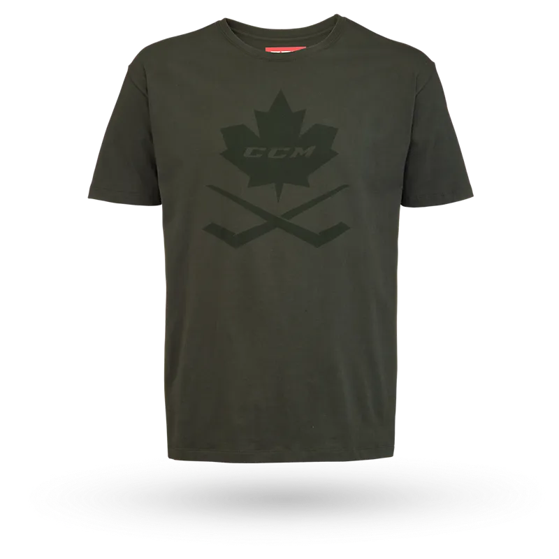 CCM Nostalgia Leaf Short Sleeve Tee Adult