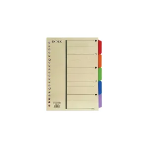 Centre 5-colour Pp Index Divider A5