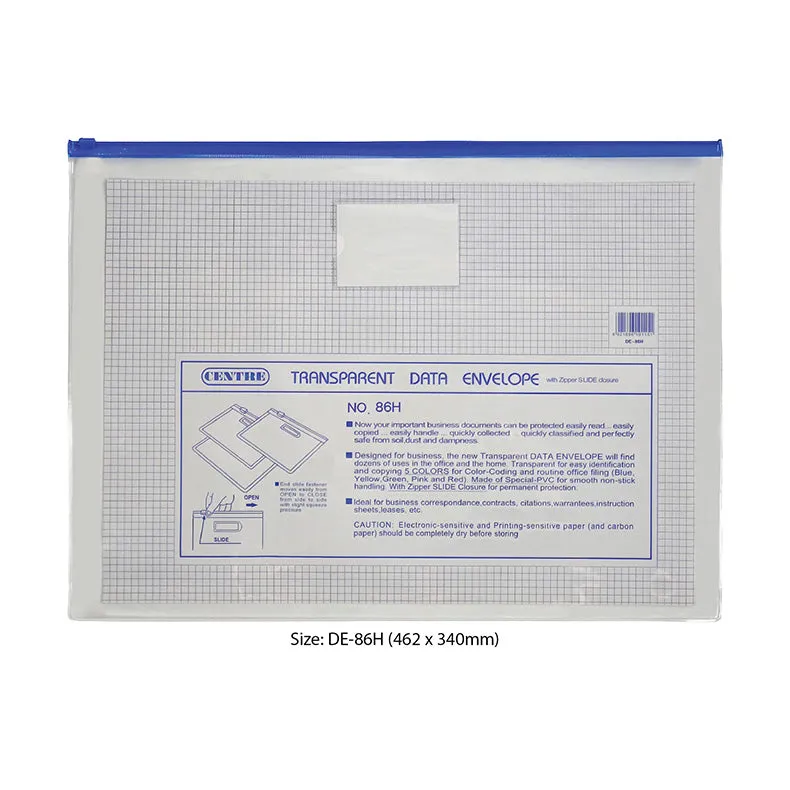 Centre Pvc Zip Bag  A3